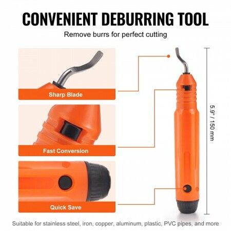 3PCS Tubing Cutter Set 3/16"-2" O.D. Copper Pipe Cutter 1/8"-7/8" O.D. Mini Tube Cutter and Deburring Tool Heavy Duty Pipe Cutter Set