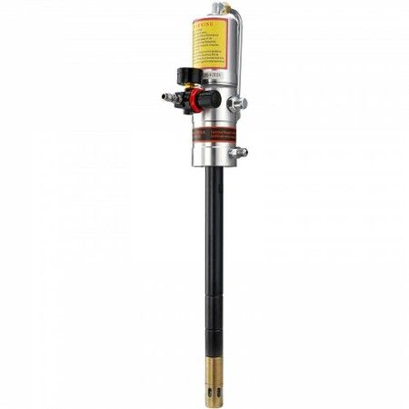 Grease Pump 50:1 Pressure Ratio Air Operated Grease Pump w/ 3.88 m High Pressure Hose & Grease Gun Pneumatic Grease Pump Portable Lubrication Grease Pump