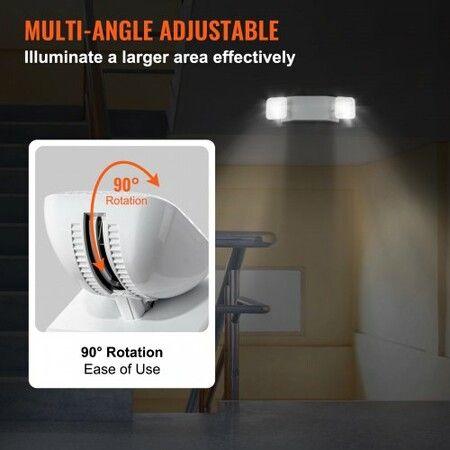 6 PCs Commercial Emergency Light LED Exit Lighting Fixtures Backup Battery