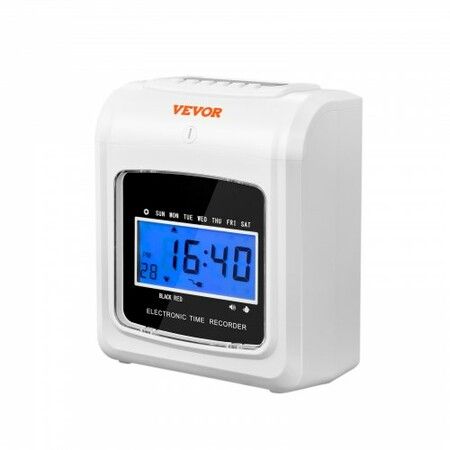 Punch Time Clock Time Tracker Machine for Employees of Small Business 6 Punches per Day Time Clock Punch Machine Includes 102 Time Cards