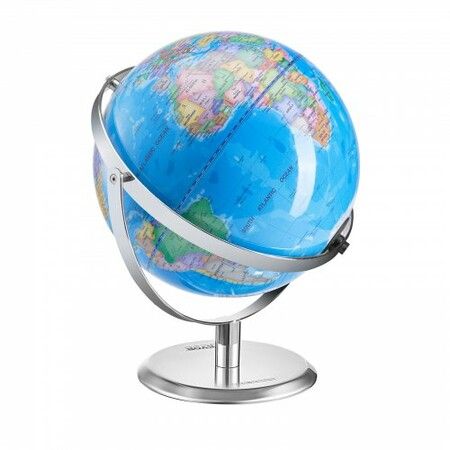 Talking World Globe 228.6 mm Interactive Globe for Kids Early Learning Teaching Educational Globe with Smart Talking Pen LED Night Light USB Interface