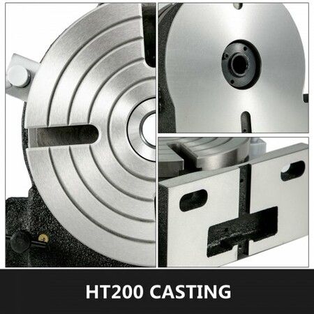 Rotary Table 8" 200mm tilting MT-3 4 Slot Excellent High Quality Precision