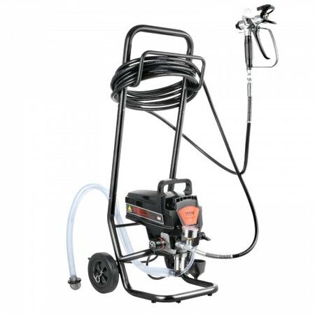 Stand Airless Paint Sprayer 950W 3000PSI High Efficiency Electric Airless Sprayer With Cart Fine And Even Painting Effect Paint Sprayers for Home Interior and Exterior Furniture and Fences