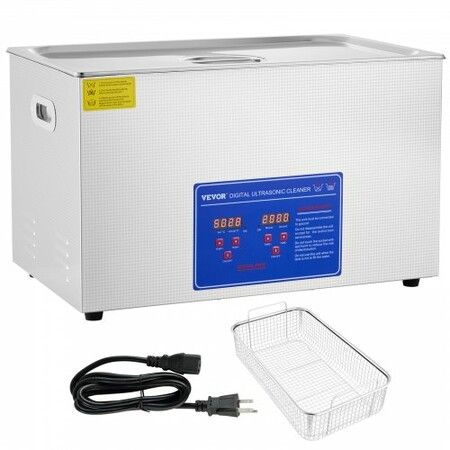 30L Digital Ultrasonic Cleaners Cleaning Equipment Bath Tank w/Timer Heated