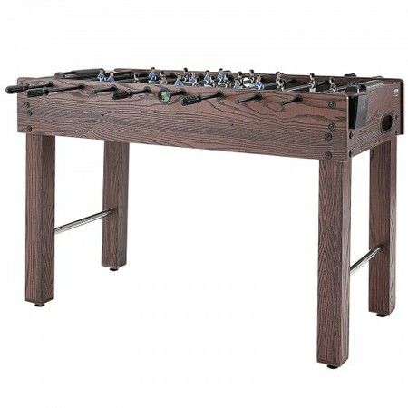 Foosball Table 48 inch Standard Size Foosball Table Indoor Full Size Foosball Table for Home Family and Game Room Soccer with Foosball Table Set Includes 2 Balls and 2 Cup Holders