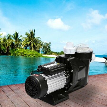 Swimming Pool Filter Pump 2.5HP Inground Swimming Pool Pump 1850W Swimming Pool Pump 148GPM Single Speed Filter for Spa Water Circulation Above Ground Apply Swimming Pool Bathtub