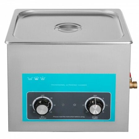 Ultrasonic Jewelry Cleaner with Heater Timer for Cleaning Eyeglass Rings Dentures Music Instruments