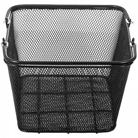 12PCS Shopping Baskets with Handles Black Metal Shopping Basket Portable Wire Shopping Basket Black Wire Mesh shopping Basket Set for Stores Shopping