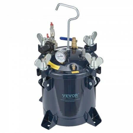 Spray Paint Pressure Pot Tank 10L/2.5gal Resin Pressure Feed Paint Tank