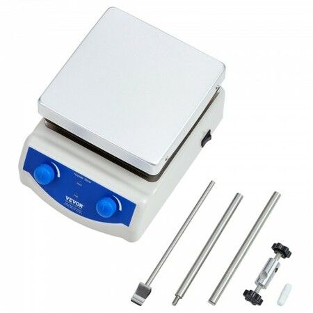 Magnetic Stirrer Hot Plate Max 716°F/380°C Hot Plate Stirrer 0-2000 RPM