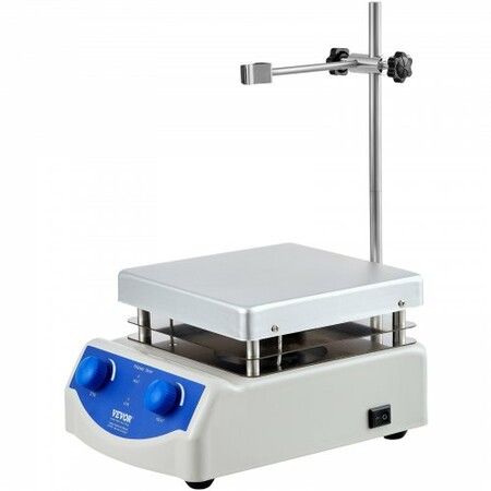 Magnetic Stirrer Hot Plate Max 716°F/380°C Hot Plate Stirrer 0-2000 RPM