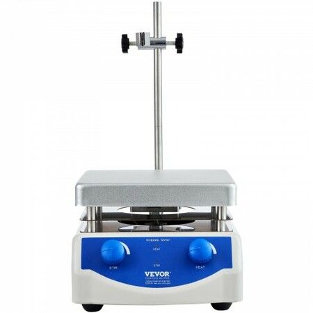 Magnetic Stirrer Hot Plate Max 716°F/380°C Hot Plate Stirrer 0-2000 RPM