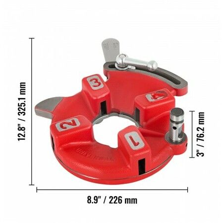 811A Die Head 1/8"-2" NPT Quick-Opening Right Hand Pipe Threader Die Head