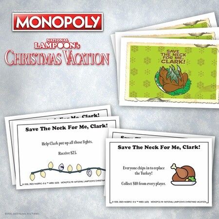 Monopoly National Lampoons Christmas Vacation, Funny Christmas Monopolys Board Game, 2-6 Players