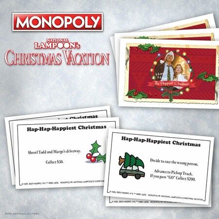 Monopoly National Lampoons Christmas Vacation, Funny Christmas Monopolys Board Game, 2-6 Players