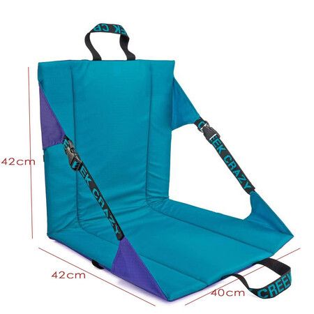 Portable Camping Chair,Stadium Seat Cushion,Comfortable Adjustable Back Support Lightweight for Sporting Events and Outdoor