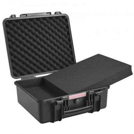 Hard Pistol Cases with Pre-cut PU Foam Lockable Pistol Case for 6 Pistol