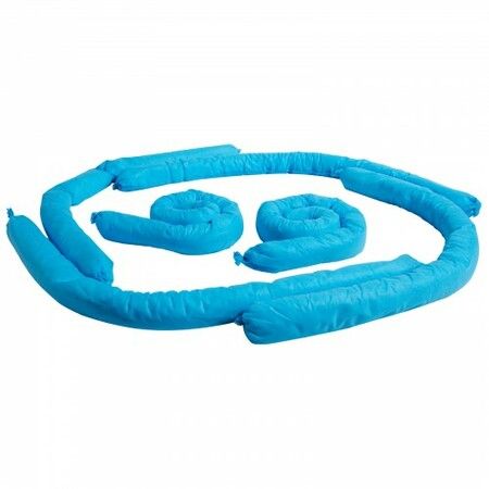 Universal Absorbent Sock Water Absorbing Snake 20 Gal Capacity 3" x 47.24" Mildew-Resistant Spill Control Sock 12 pcs