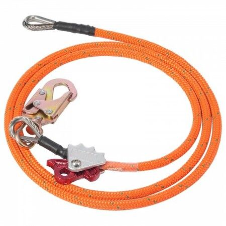 16mm Steel Core Flipline 10ft(3m) Arborist Flipline for Fall Protection