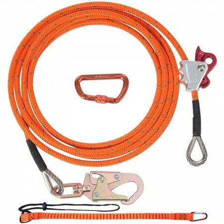 12.7mm Steel Core Flipline 16ft(4.8m) Arborist Flipline for Fall Protection