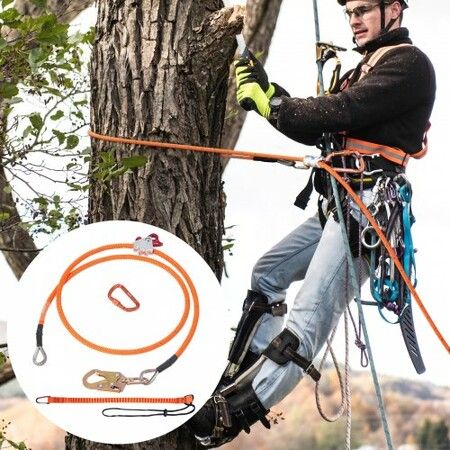 16mm Steel Core Flipline 8ft(2.4m) Arborist Flipline for Fall Protection