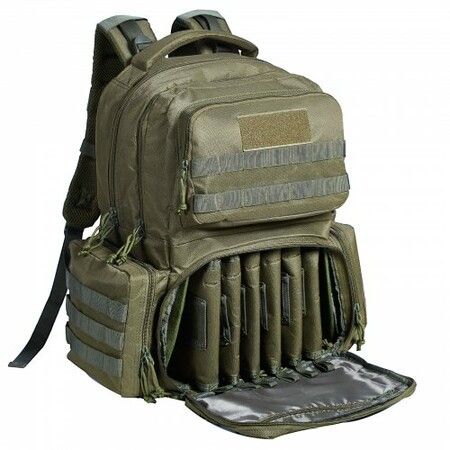 Tactical Range Backpack for 6 Pistols Gun Backpack Green