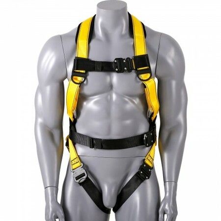 Safety Harness Full Body Harness with Padding & Quick Connect Buckles (S)