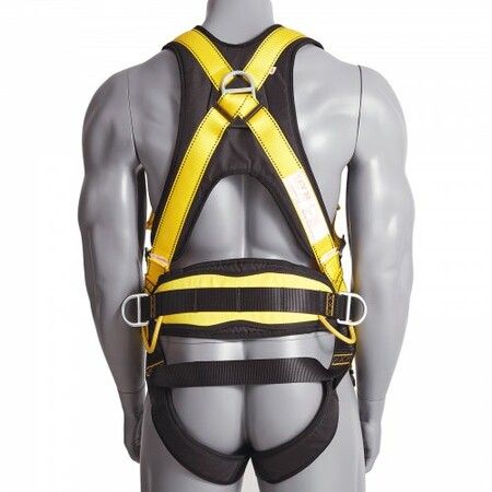 Safety Harness Full Body Harness with Padding & Quick Connect Buckles (S)