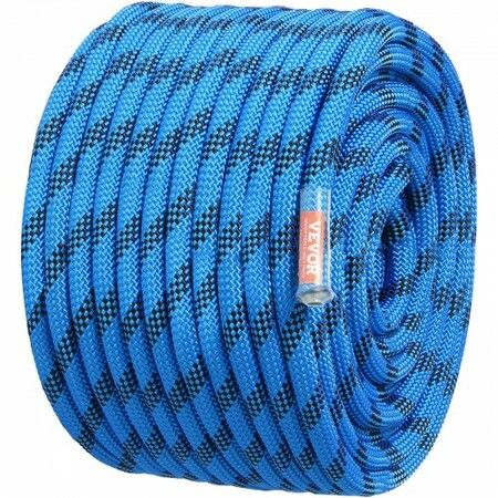 12.7mm Static Climbing Rope 38M(125ft) Outdoor Rock Climbing Rope Blue