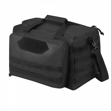 Range Bag for 3 Pistols Tactical Gun Range Bag Single Shoulder Strip Black