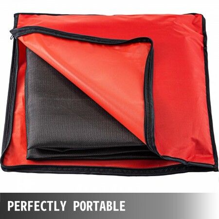 10 x 10 Ft Welding Blanket Black Fiberglass Blanket Portable Fiberglass Fire Retardant Blanket Welding Mat Welding Fireproof Thermal Resistant Insulation