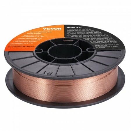 Solid MIG Welding Wire ER70S-6 0.035-inch 11LBS with Low Splatter and High Levels of Deoxidizers for All Position Gas Welding