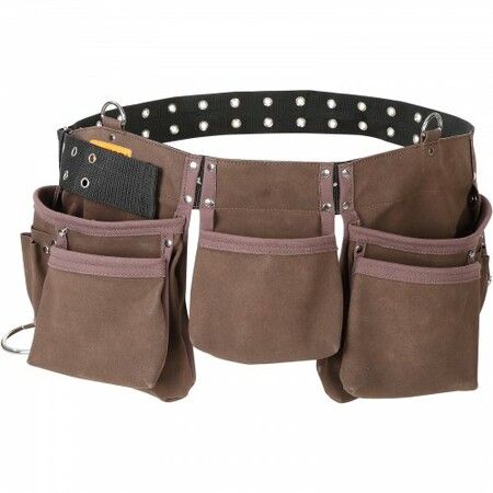 Tool Belt Carpenter Construction Tool Pouch 13 Pockets 73.6-137.2 cm Waist