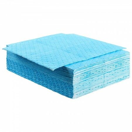 Spill Absorbent Pads Water Absorbing Mat Pad in Dispenser Box 6 Gal Capacity 15" L x19" W Polypropylene Absorbent Pad for Water 30 pcs per Box