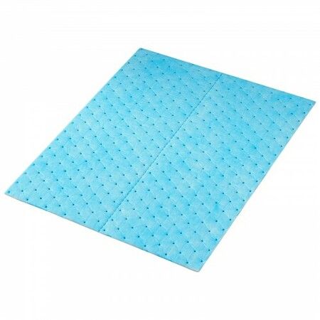 Spill Absorbent Pads Water Absorbing Mat Pad in Dispenser Box 6 Gal Capacity 15" L x19" W Polypropylene Absorbent Pad for Water 30 pcs per Box