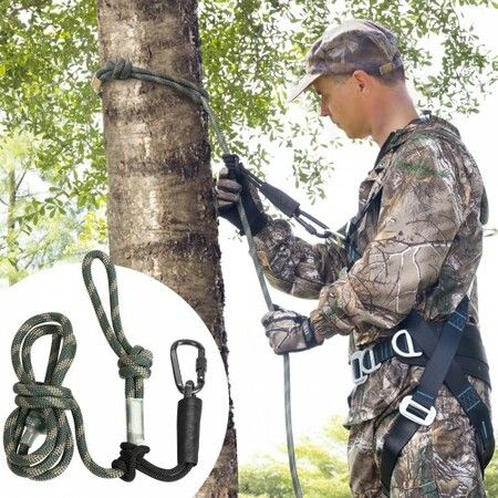 Tree Stand Safety Rope 9 ft/27.43m Treestand Lifeline Rope 0.6'' 30KN