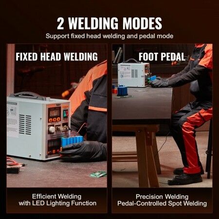 Battery Spot Welder 788H Pulse Welder & Battery Charger 2 Welding Modes