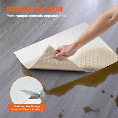 Spill Absorbent Pads Oil Absorbing Mat Absorbs up 20 Gal 15" L x20" W Polypropylene Absorbent Pad for Oil Only Oil Spill Mats Pack of 100