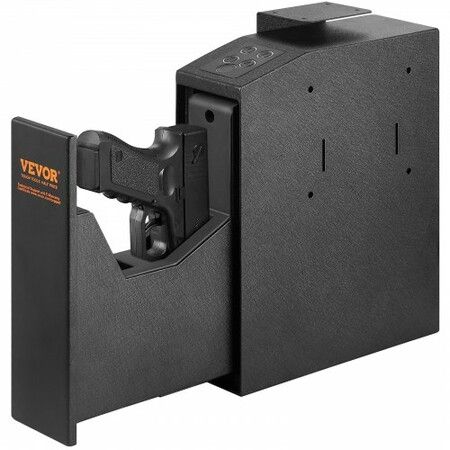 Mounted Gun Safe for Pistols Biometric Gun Safe 3 Access Ways 1 Pistol