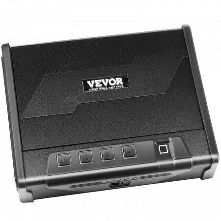 Gun Safe for Pistols Biometric Gun Safe with 3 Access Ways for 2 Pistols