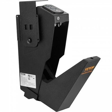 Mounted Gun Safe for Pistols Biometric Gun Safe 3 Access Ways for 1 Pistol