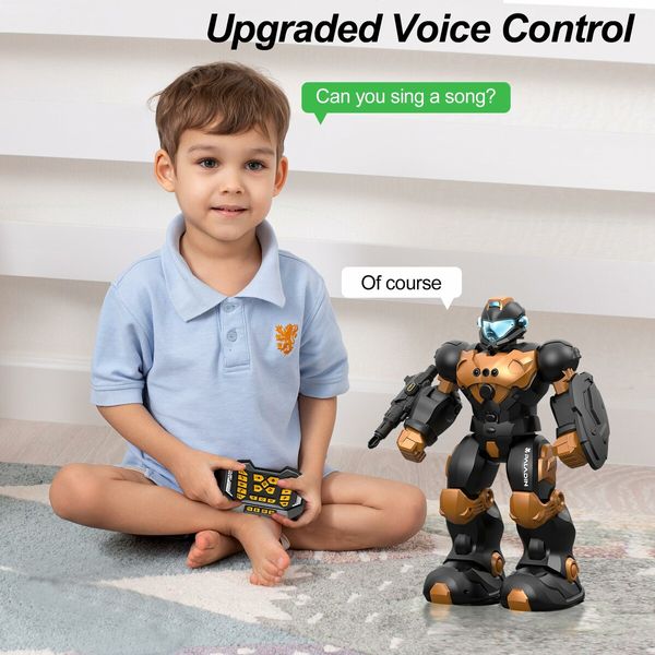 Programmable Remote Control Robot Smart Walking Music Dancing Toy for Kids Voice Control with Gesture Sensing Control , Robot Toys