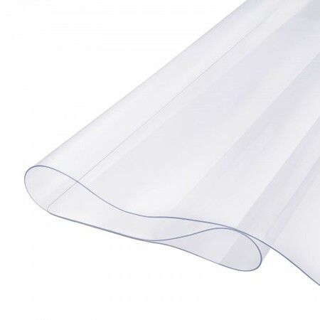 PVC Table Protector 48x48 Inch Clear Plastic Desk Protector 1.5mm Thick