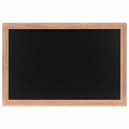 VEOVR 762x508 mm Magnetic Chalk Board Hanging Message Signs with Chalks & Eraser Vintage Wooden Chalkboard Sign Rustic Brown Framed Calendar and Bulletin