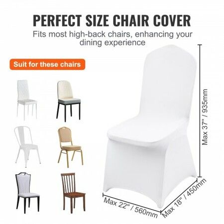 Stretch Spandex Folding Chair Covers Universal Fitted Chair Cover Removable Washable Protective Slipcovers for Wedding Holiday Banquet Party