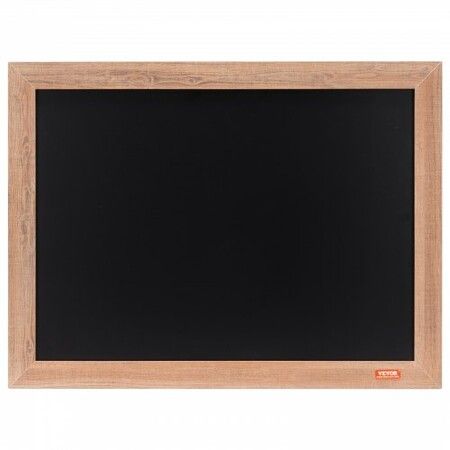 VEOVR 457x610 mm Magnetic Chalk Board Hanging Message Signs w/ Chalks & Eraser Vintage Wooden Chalkboard Sign Rustic Brown Framed Calendar & Bulletin Combo