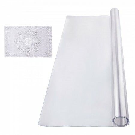 PVC Table Protector 36x54 Inch Clear Plastic Desk Protector 1.5mm Thick