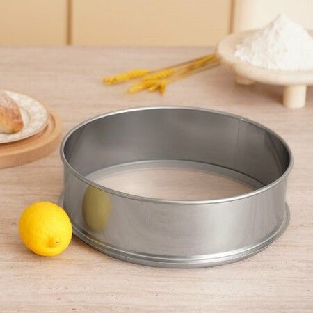 Flour Sieve Fine Mesh Stainless Steel 40 Mesh Flour Sifter for Baking Cake