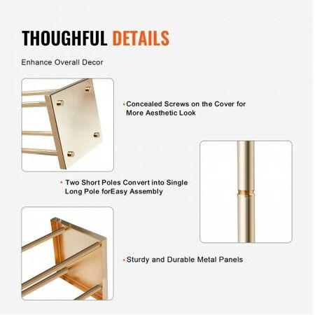 4PCS Gold Metal Column Wedding Flower Stand 31.5inch/80cm High With Metal Laminate Vase Geometric Centerpiece Stands Cylindrical Floral Display Rack