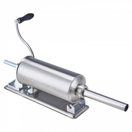 Manual Sausage Stuffer 2.5L Horizontal Sausage Machine 201 Stainless Steel